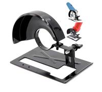 Kit de conversión de amoladora angular a cortador de azulejos, base de corte de metal resistente con soporte ajustable, escudo de seguridad y accesorios para amoladoras de 100-125 mm, juego de corte