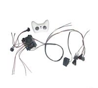 Kit de conversión de arnés de cables de 12 V para coches eléctricos con controlador de 40 A, interruptor de pie hacia adelante y hacia atrás, interruptor para motores 550 570, kit de reparación de