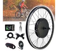 Kit de conversión de Bicicleta eléctrica, 20", 24", 26", 27,5", 28", 29", 700c, Rueda Trasera, Motor sin escobillas, con Controlador Inteligente para Carretera, 36 V, 250 W, 24 pul