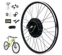 Kit de conversión de bicicleta eléctrica 29i - Rueda delantera 36V - 48V ajustable 250-1000W, Pedelec E-Bike Kit de conversión para ruedas 20/24/26/27.5/28/29/700c