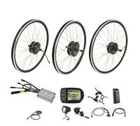 Kit de conversión de bicicleta eléctrica con motor de buje de rueda 36V 48V 1000W 500W 250W 26 28 700C, motor de tracción delantera o trasera, kit eBike XF07 XF08 XF15C 48V 500W