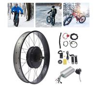 Kit de conversión de bicicleta eléctrica con pantalla LCD para bicicletas de neumáticos gruesos, fácil instalación y potente motor