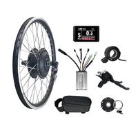Kit de conversión de bicicleta eléctrica de 48 V y 350 W, motor sin escobillas, controlador KT y acelerador para bicicletas de montaña y carretera, fácil instalación, mejora tu viaje