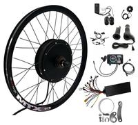 Kit de Conversión de Bicicleta Eléctrica de 72 V Y 3000 W, Compatible con Ruedas De 20", 24", 26", 27,5", 29", 700C, Rueda de Motor Trasera, 135 Mm Bicicleta Eléctrica Rear Kits,29in