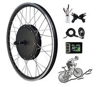 Kit de conversión de bicicleta eléctrica, rueda delantera 48 V 1500 W con controlador inteligente para bicicletas de carretera