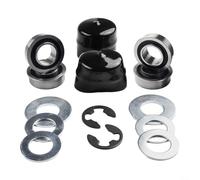 Kit de conversión de buje de rueda delantera 9040H a rodamiento Diámetro interior 19 mm para Craftsman para cortacésped Murray para 532009040 532124959 para cortacésped de jardín