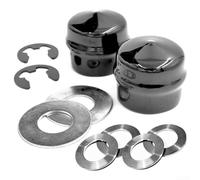 Kit de conversión de buje de rueda delantera a rodamiento, 1 juego para cortacésped, reemplaza 121748X/121749X/12000029, sello de cubierta de eje de goma, para Huskee y modelos