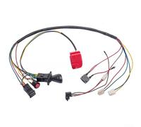 Kit de conversión de cableado de 6 V y 12 V para autos de juguete con interruptor de marcha atrás hacia adelante, interruptor alto y bajo, fusible de 25 A y cable de motor