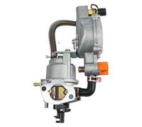 Kit de conversión de carburador de combustible dual GX160/GX200/GX168F para generador natural y compatible con motores 170F 208cc 210cc 212cc, 6.5-7.5HP, incluye