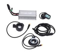 Kit de Conversión de Ciclo Eléctrico, Controlador de Motor sin Escobillas 22A a Prueba de Agua, Panel de Visualización, 36V, 48V, para Entusiastas del Ciclismo