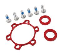 Kit de conversión de cubo de bicicleta de aleación de aluminio, adaptador de impulso de bicicleta, adaptador de conversión de cubo de ciclismo, adaptador de elevación de bicicleta, espaciador de