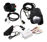 Kit de conversión de interruptor de faro de bicicleta, Kit de acelerador de Pedal, controlador para bicicleta eléctrica de 48V y 500W