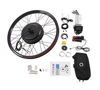 Kit de conversión de motor de rueda trasera de 72 V y 2000 W para bicicleta eléctrica de 26 pulgadas con pantalla LCD, controlador y volante de inercia de 9 velocidades. Kit de conversión de motor de