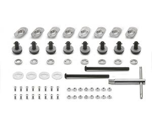Kit de conversión de portamatóleos laterales GIVI en soporte de caja lateral Rapid Fitting, para varios tipos de vehículos. Modelos (ver más abajo) Kit de conversión de portaequipajes de alforja later