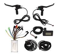 Kit de conversión de scooter eléctrico Panel M3 impermeable Controlador 17A Mango de freno del acelerador para motor de 350 W Metal premium ABS Goma Aleación de aluminio DIY