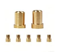 Kit de conversión de secadora de propano WB28X24757 Juego de 7 boquillas de cobre para secadoras, 7 piezas de alto para resistencia a la temperatura, kit de conversión de gas de secadora fácil de