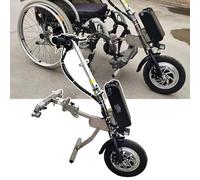 Kit de conversión de silla de ruedas eléctrica, accionamiento de motor de 500 W para mayor movilidad, diseño plegable para uso al aire libre y deportivo