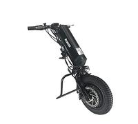 Kit de conversión de silla de ruedas eléctrica con luz frontal y amortiguador, motor de 500 W para terapia de rehabilitación y asistencia de movilidad
