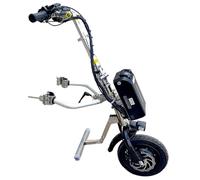 Kit de conversión de silla de ruedas eléctrica con motor de 500 W, amortiguador y rango de 70 km para una mayor movilidad