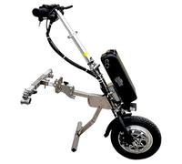 Kit de conversión de silla de ruedas eléctrica, motor de 500 W con amortiguador y rango de 70 km para una mayor movilidad
