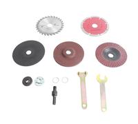 Kit de conversión de taladro eléctrico, adaptador de amoladora angular, disco de corte duradero de primera calidad, juego de ruedas de pulido para madera, metal, azulejos,