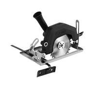 Kit de conversión de taladro eléctrico ajustable de 0-45° a amoladora angular con guía de corte, protector de seguridad y llave. La profundidad ajustable incluye guía precisión auxiliar ajustable