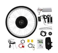 Kit de conversión eléctrica de 26 Pulgadas para Bicicleta eléctrica, Kit Bicicleta electrica,48 V, 1000 W, Pantalla LCD, Rueda Trasera