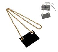 Kit de conversión (inserto + cadena) for cartera con solapa de sillín Dior, kit de conversión de cartera clásica de CD hecho a mano, kit de conversión de bricolaje de cartera triple plegable for CD(12