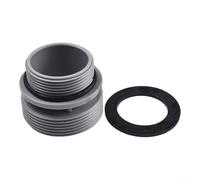 Kit de conversión para manguera de 40 mm a adaptadores de salida de entrada de 1 1/2 pulgadas compatible con piscinas Intex y varios filtros de piscina sobre el suelo (1)