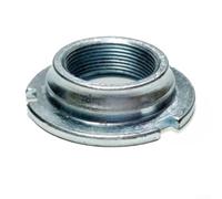 Kit de copa de acero para bicicletas estáticas con rodamiento de bolas de 5/16 pulgadas de diámetro, dos contratuercas, taza y juntas estilo A/B/C (bloqueo interno)