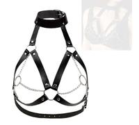 Kit de correa de cuero negro para yoga Equipo portátil para entrenamiento de yoga Ejercicio de estiramiento de espalda