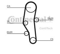 Kit De Correa De Distribución Continental CT589K1 Para BMW E30 E34
