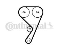 Kit de correa de distribución CONTINENTAL CT1189K1