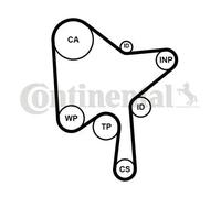 Kit de correa de distribución CT1216K1 CONTINENTAL CTAM para VOLVO V60 I V70 III