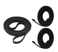 Kit de correa de impresora 3D para Bambu Lab X1 P1P X1S P1S - Correas dentadas de fibra de vidrio de goma reforzada de bajo ruido resistente al desgaste de repuesto X Y Z Direcciones 6 mm de ancho
