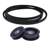Kit de Correa de Transmisión con Polea Loca GX20006 GX20286 GX20287 Compatible With 105 108 115 125 135 145 155C LA135 LA145 LA150 LA155 LA165