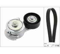 Kit de correa trapezoidal acanalada 529 0013 10 INA para FIAT ABARTH LANCIA OPEL