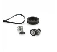 Kit de correa trapezoidal acanalada con polea cigüeñal K096PK1070 GATES para VW