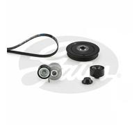 Kit de correa trapezoidal acanalada con polea cigüeñal K296PK1708 GATES