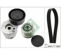 Kit de correa trapezoidal acanalada con polea de rueda libre 529 0009 20 INA