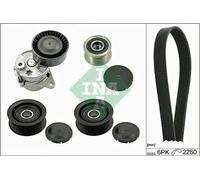 Kit de correa trapezoidal acanalada con polea de rueda libre 529 0115 20 INA