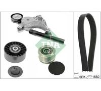 Kit de correa trapezoidal acanalada con polea de rueda libre 529 0471 20 INA