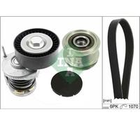 Kit de correa trapezoidal acanalada con polea de rueda libre 529 0475 20 INA
