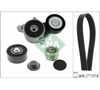 Kit de correa trapezoidal acanalada con polea de rueda libre 529 0515 20 INA