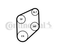 CONTITECH Juego de correas auxiliares servicios para SMART: Fortwo (Ref: 4PK800K1)