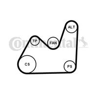 CONTITECH 5PK1432K1 - Correa trapezoidal