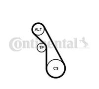 CONTITECH Juego de correas trapeciales poli V 5PK940K1 incl. rodillo tensor Compatible con OPEL Vectra C Caravan Z02 Zafira B A05 Astra H Caravan A04 Vectra C GTS Z02 Corsa C Hatchback X01