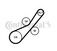 Kit de correa trapezoidal acanalada incl. rodillo tensor 6PK800K1 para FORD
