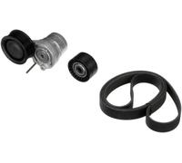 Gates Juego de correas poli V K017PK1378 para Smart y Renault