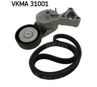 Juego de correas poly V SKF VKMA 31001